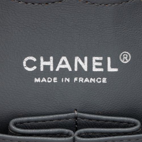 Chanel Patent Leather Classic Medium Double Flap Bag