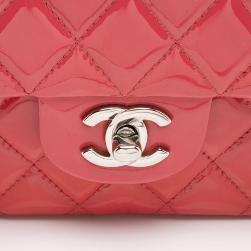 Chanel Patent Leather Classic Medium Double Flap Bag