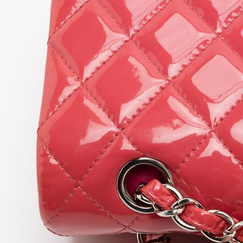 Chanel Patent Leather Classic Medium Double Flap Bag