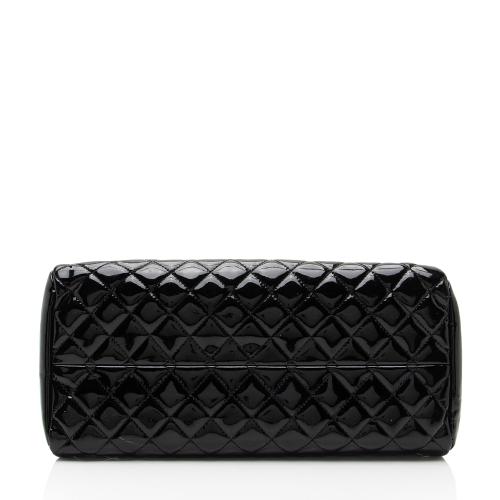 Chanel Patent Leather Just Mademoiselle Bowler Bag