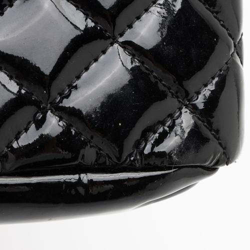 Chanel Patent Leather Just Mademoiselle Bowler Bag