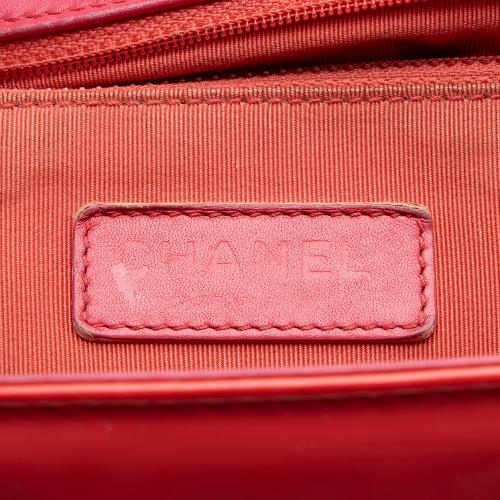 Chanel Patent Leather Large Boy Bag