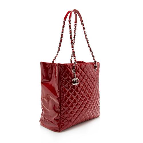 Chanel Patent Leather North South Tote