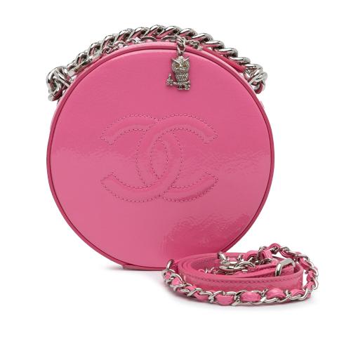 Chanel Patent Round As Earth Crossbody Bag