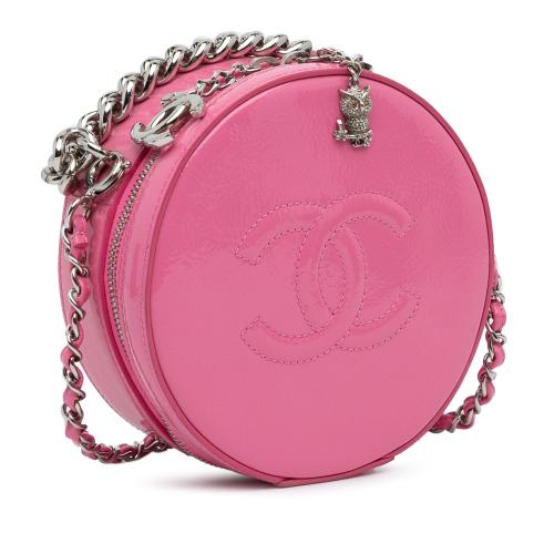 Chanel Patent Round As Earth Crossbody Bag