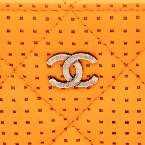 Chanel Perforated Leather Medium O-Case