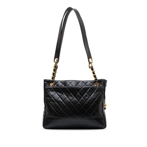 Chanel Quilted CC Lambskin Shoulder Bag