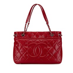 Chanel Quilted Caviar Soft Shopper Tote