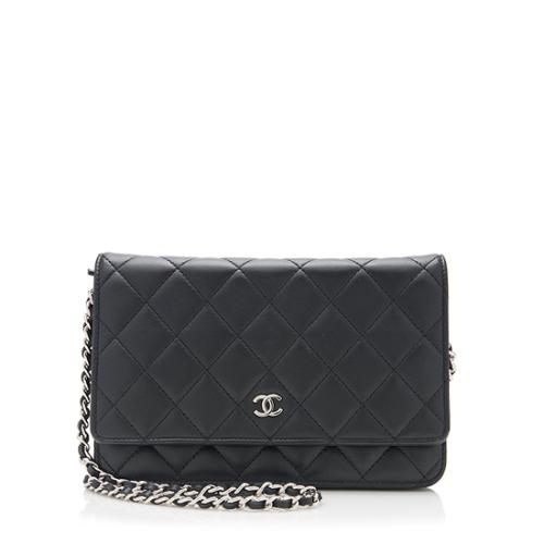 Chanel Lambskin Classic Wallet on Chain