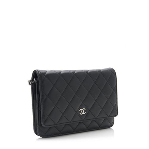 Chanel Lambskin Classic Wallet on Chain