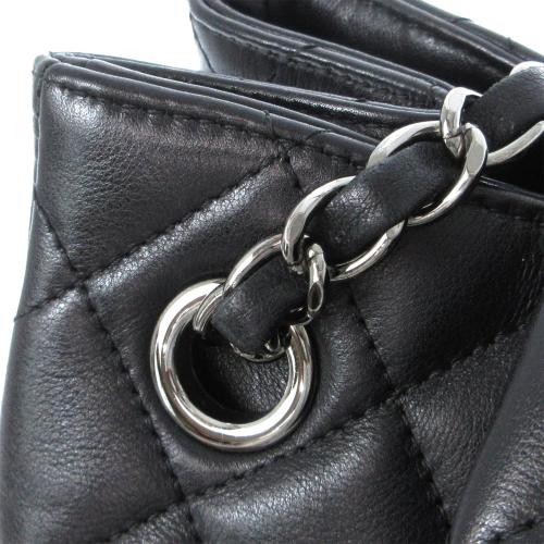 Chanel Quilted Lambskin Front Flap Pocket Tote