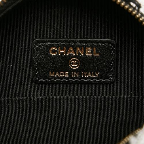 Chanel Round As Earth Tweed Crossbody Bag