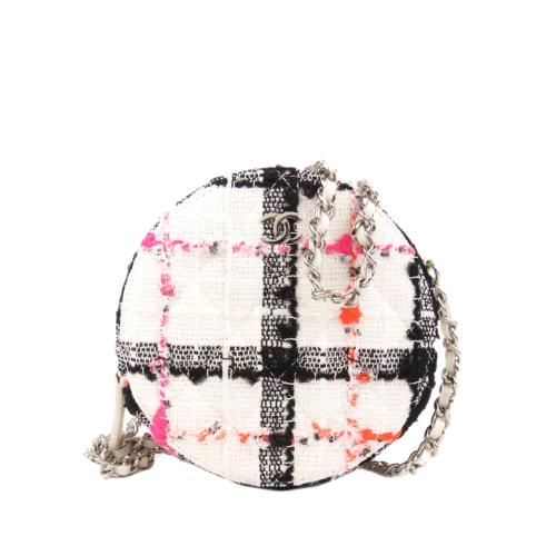 Chanel Round As Earth Tweed Crossbody Bag