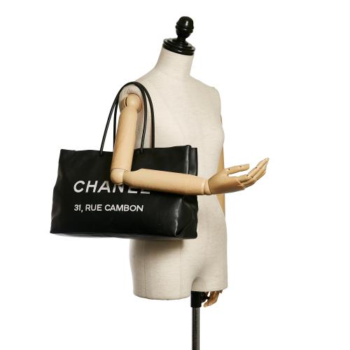 Chanel Rue Cambon Leather Tote Bag