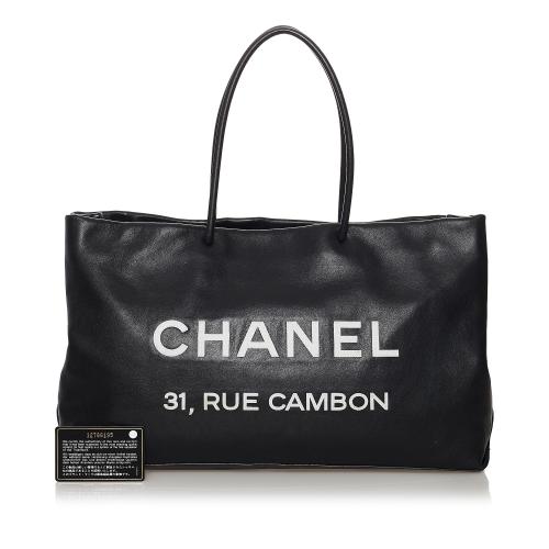 Chanel Rue Cambon Leather Tote Bag