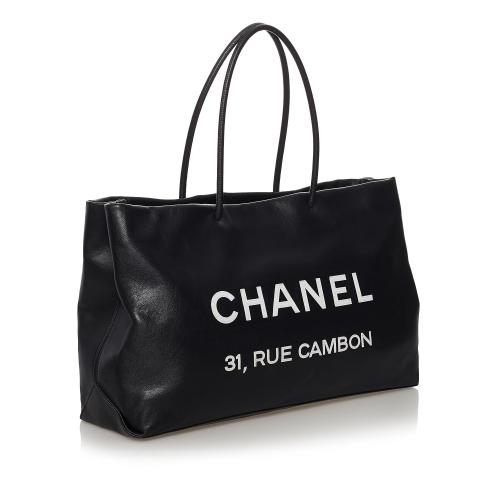 Chanel Rue Cambon Leather Tote Bag