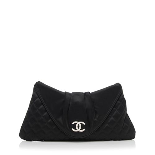 Chanel Satin Moon Clutch 