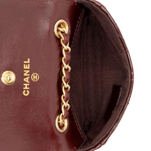 Chanel Shiny Aged Calfskin Flap Belt Bag