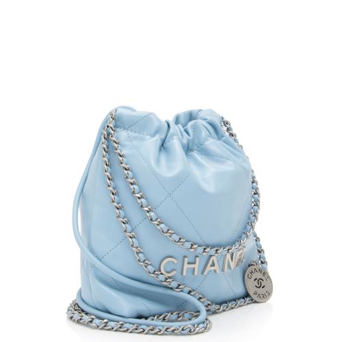 Chanel Shiny Calfskin Chanel 22 Mini Shoulder Bag