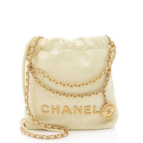 Chanel Shiny Calfskin Chanel 22 Mini Shoulder Bag