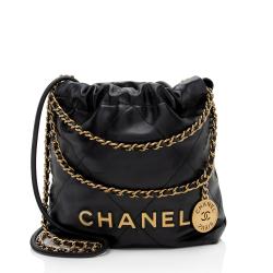 Chanel Shiny Calfskin Chanel 22 Mini Shoulder Bag