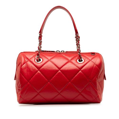 Chanel Small Aged Calfskin Express Bowling Satchel