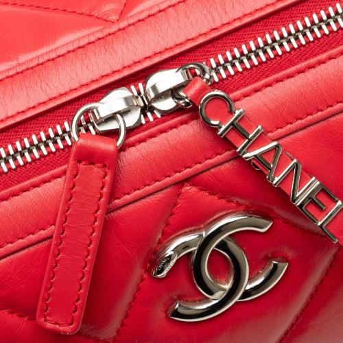 Chanel Small Aged Calfskin Express Bowling Satchel