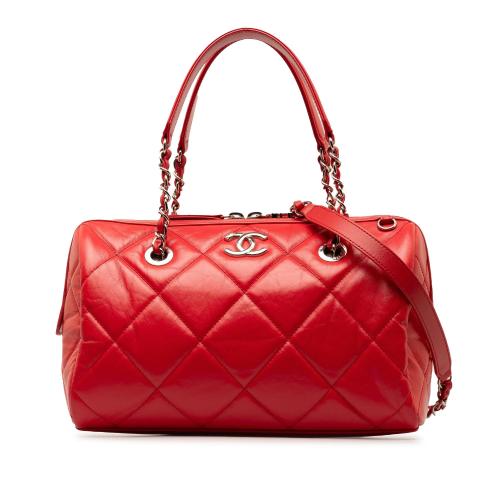 Chanel Small Aged Calfskin Express Bowling Satchel