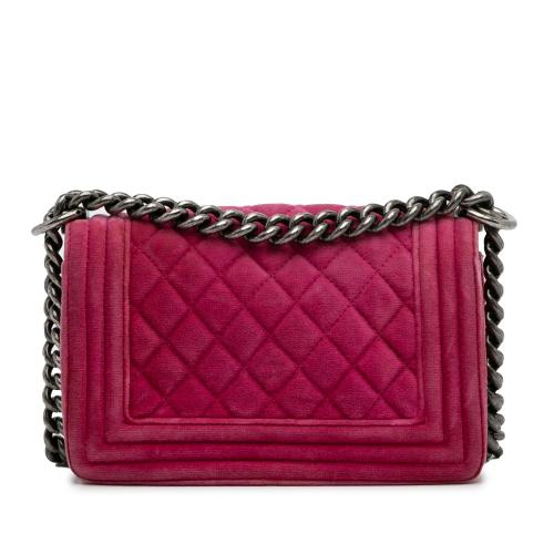 Chanel Small Boy Velvet Flap Bag