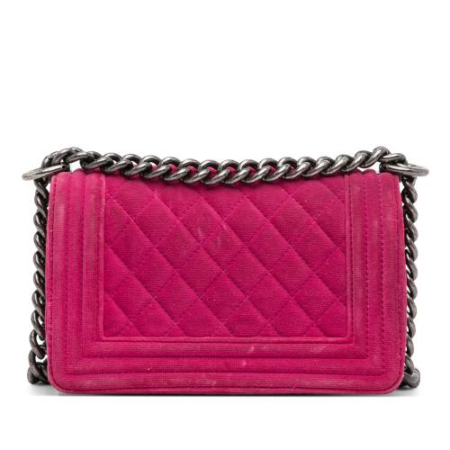 Chanel Small Boy Velvet Flap Bag