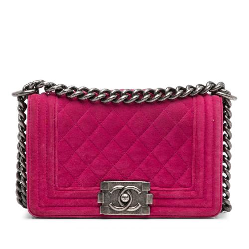 Chanel Small Boy Velvet Flap Bag