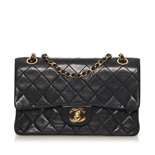 Chanel Small CC Matelasse Lambskin Flap Bag