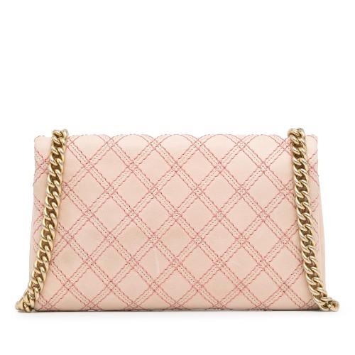 Chanel Small Calfskin Triple Stitched Flap