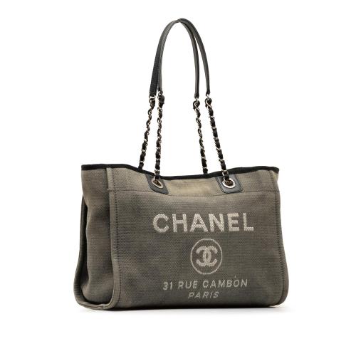 Chanel Small Canvas Deauville Tote