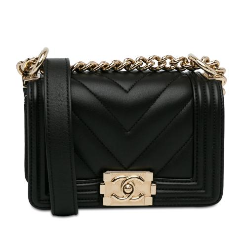 Chanel Small Chevron Boy Flap