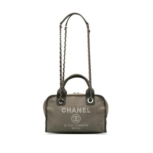 Chanel Small Deauville Bowling Satchel