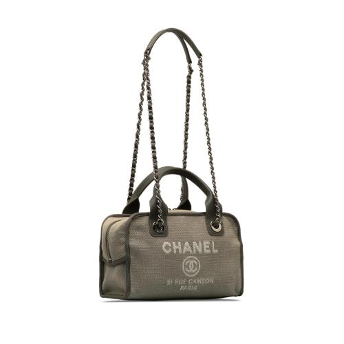 Chanel Small Deauville Bowling Satchel