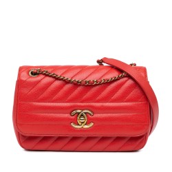 Chanel Small Diagonal Quilted Goatskin Flap