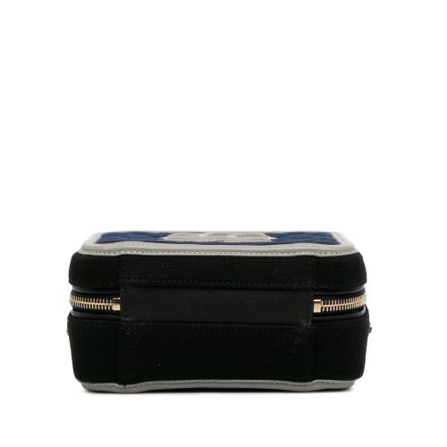 Chanel Small Jersey CC Filigree Vanity Case