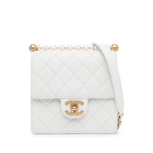 Chanel Small Lambskin Chic Pearls Flap