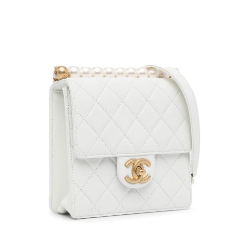 Chanel Small Lambskin Chic Pearls Flap