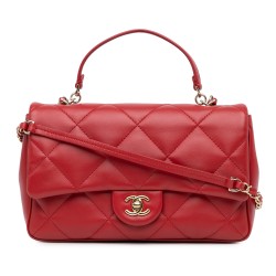 Chanel Small Lambskin Easy Carry Flap