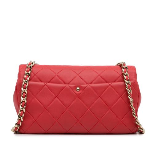 Chanel Small Lambskin Elegant Chain Single Flap