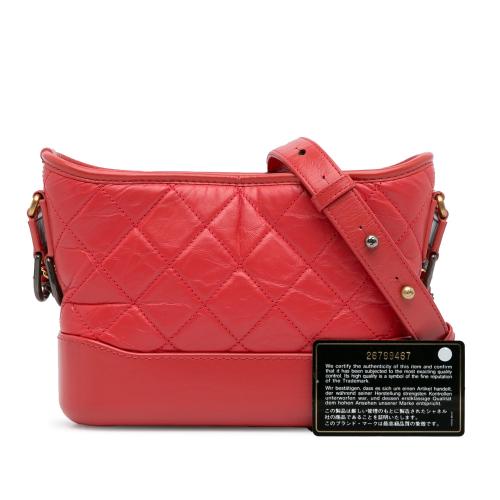 Chanel Small Lambskin Gabrielle Crossbody Bag