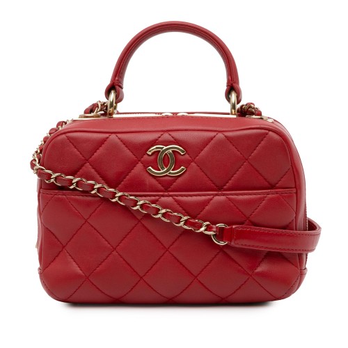 Chanel Small Lambskin Trendy CC Bowling