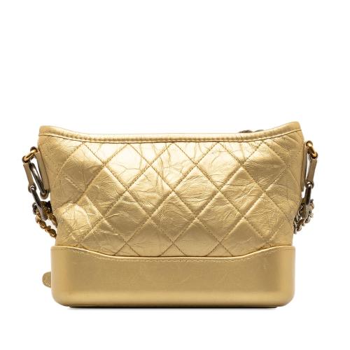 Chanel Small Metallic Lambskin Gabrielle Crossbody