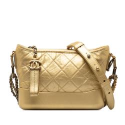 Chanel Small Metallic Lambskin Gabrielle Crossbody