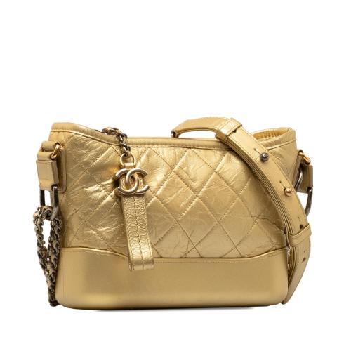 Chanel Small Metallic Lambskin Gabrielle Crossbody