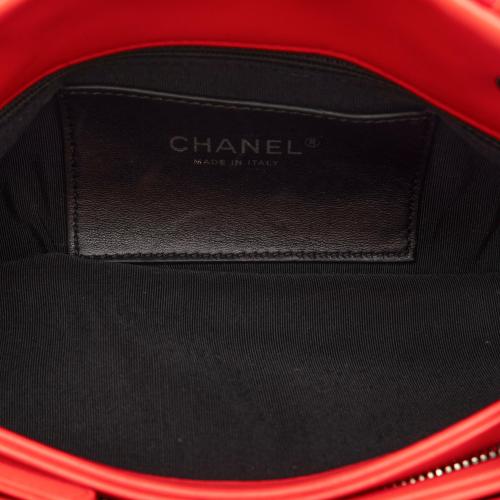 Chanel Small Patent Stitch Just Mademoiselle Bowling Bag