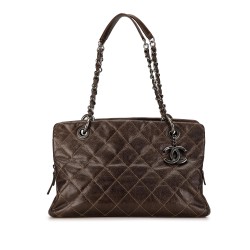 Chanel Small Quilted Caviar Chic Tote